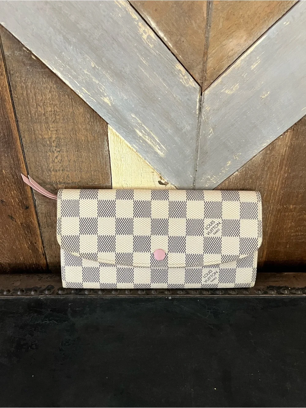 Authentic Louis Vuitton Damier Azur Emile wallet
